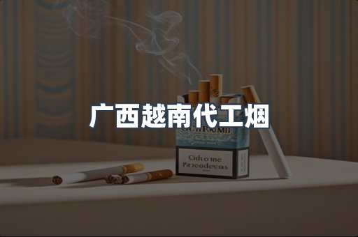 广西越南代工烟